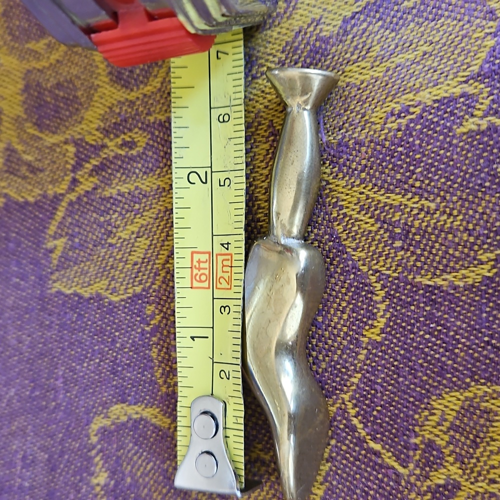 VINTAGE Solid BRASS SHOE TAMPER CW Williamsburg Restoration - Picture 5 of 5